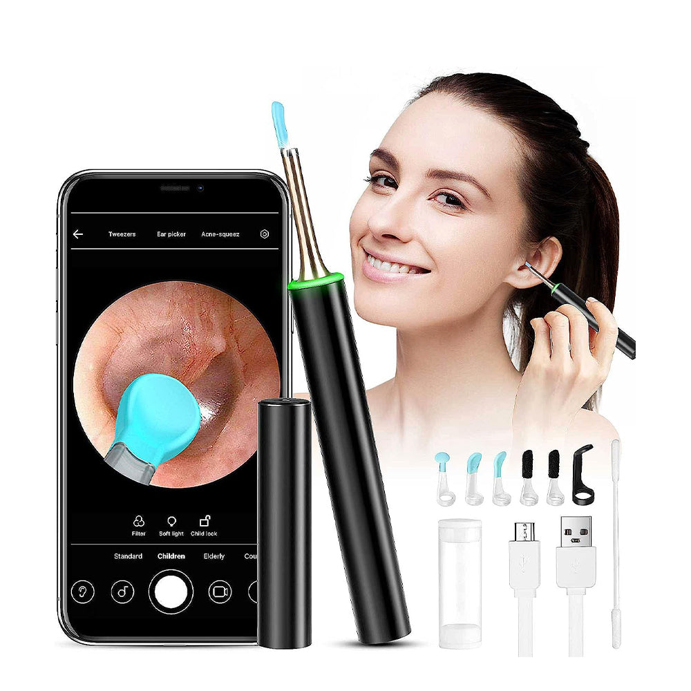 Ear Wax Removal with Camera Wireless Ear Cleaner Tool Kit 1080P